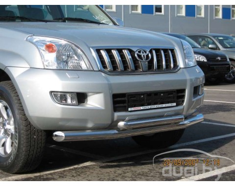 Передняя двойная труба Greyder для Toyota LC Prado 120